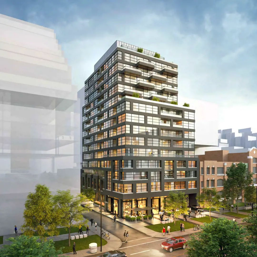 485-489 Wellington Street West Condos, Toronto. Artist’s rendering.