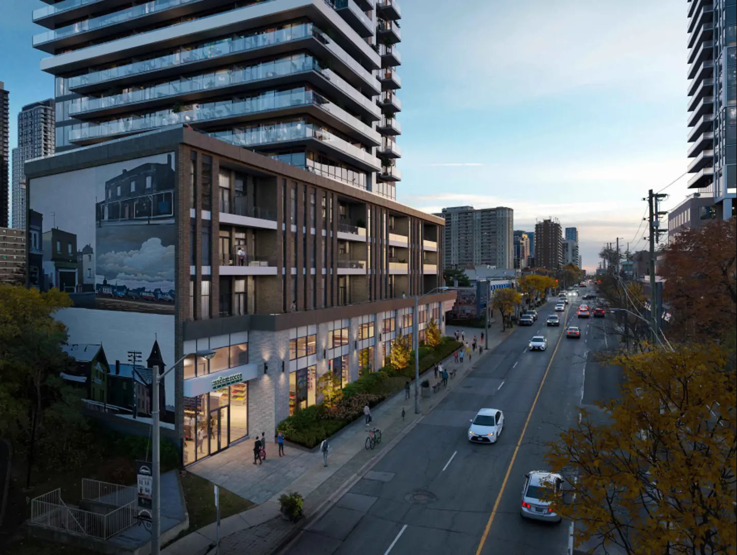 4875 Dundas Street West Condos, Toronto. Artist’s rendering.