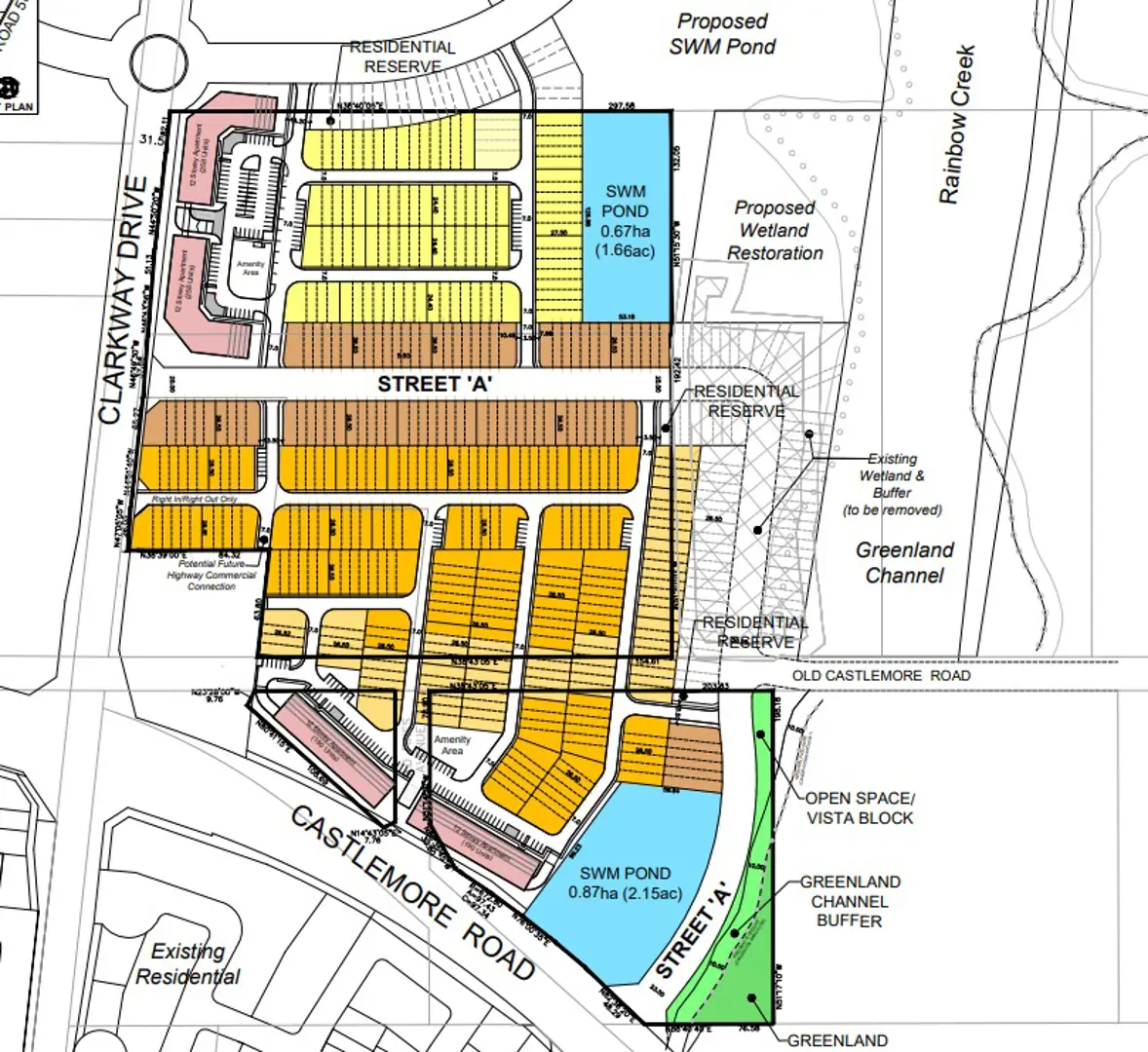 5044-5076 Old Castlemore Road Townhomes, Brampton. Artist’s rendering.