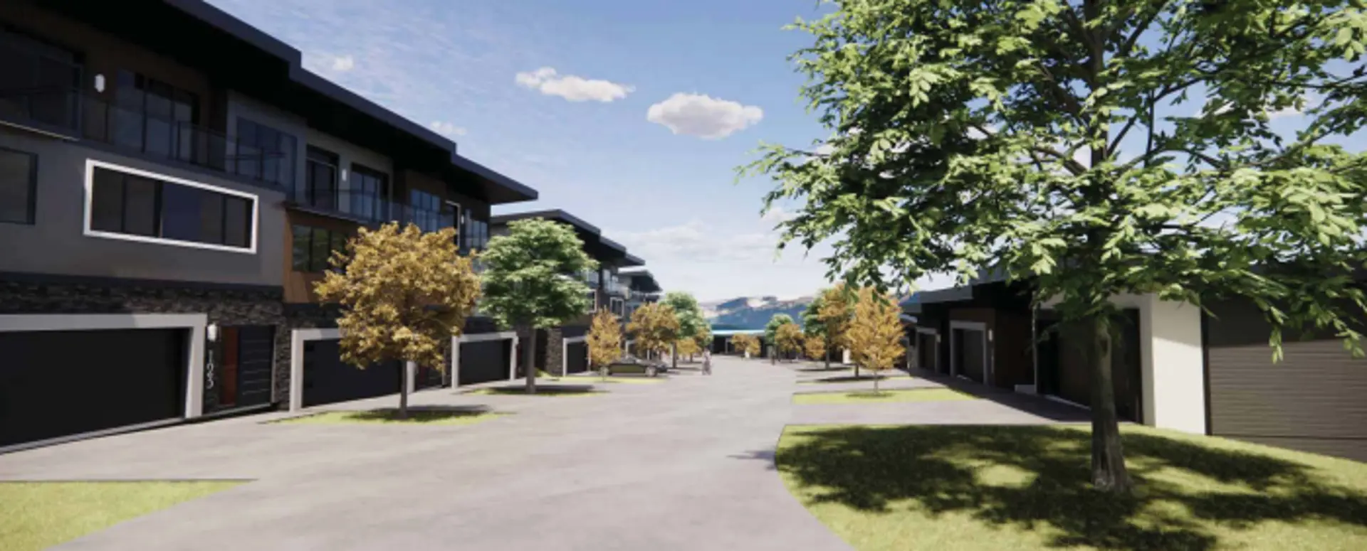 5091 Gordon Drive Townhomes, Kelowna. Artist’s rendering.