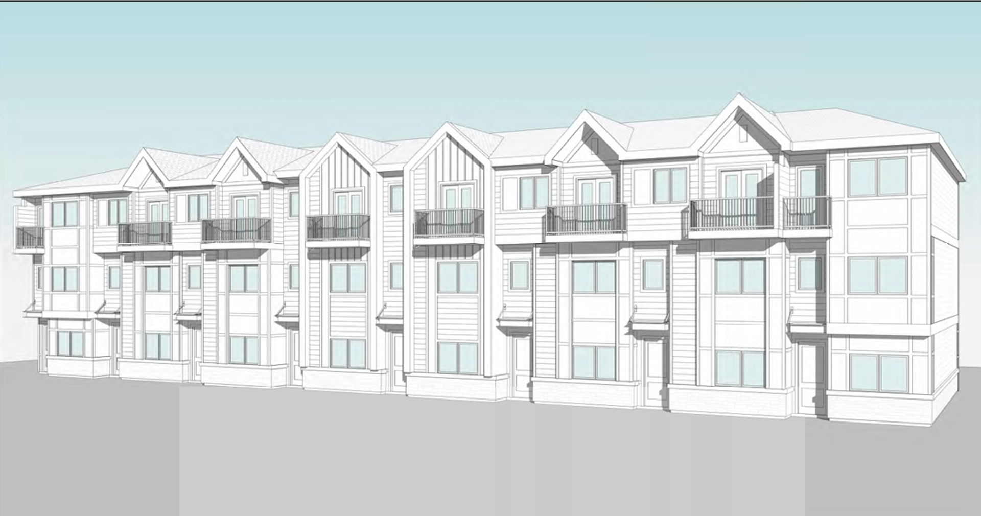 5111 88 Avenue NE Townhomes, Calgary. Artist’s rendering.