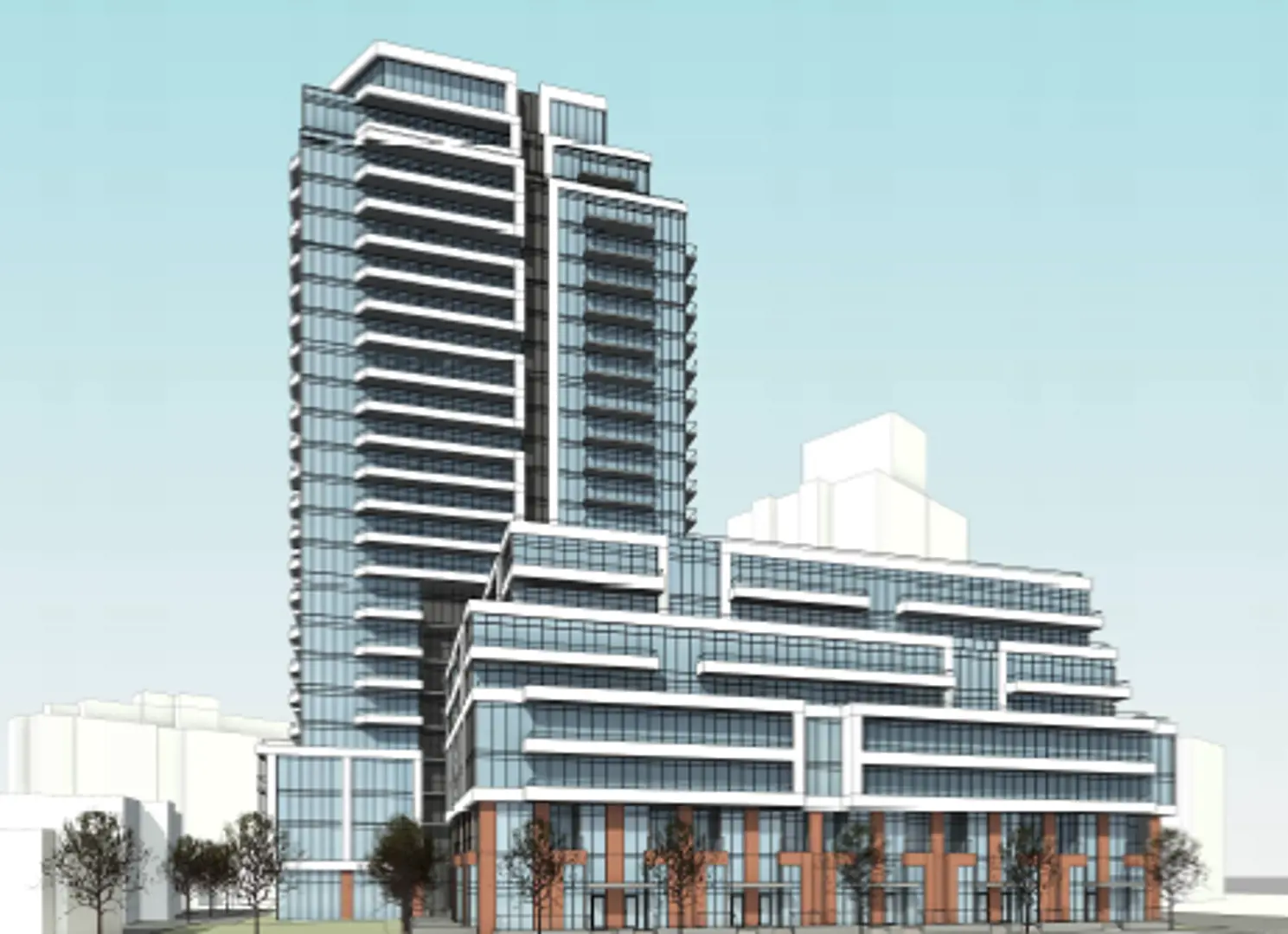 5-19 Cosburn Avenue, 8-40 Gowan Avenue, Toronto. Artist’s rendering.