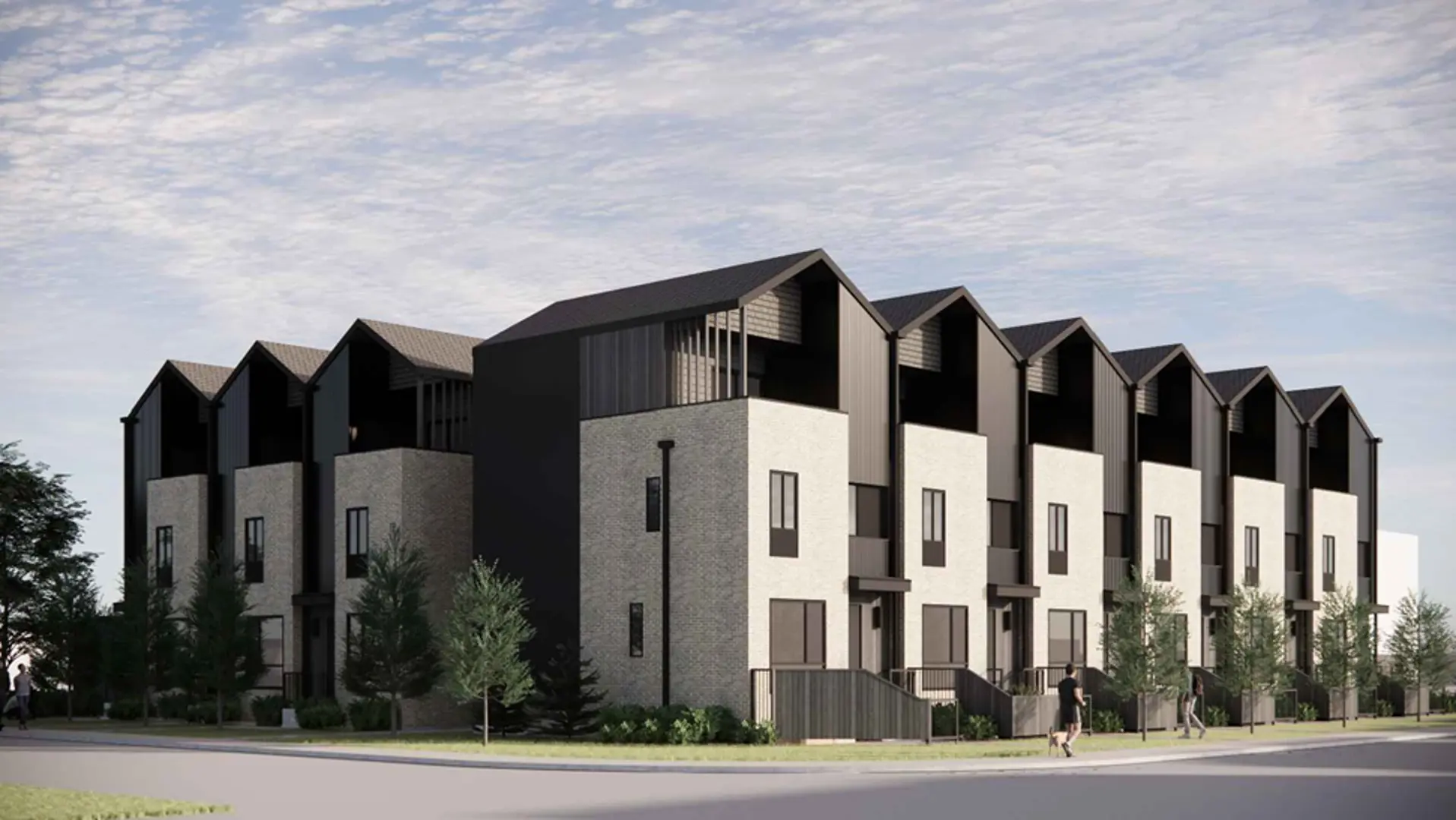 534 23 Avenue NW Townhomes, Calgary. Artist’s rendering.
