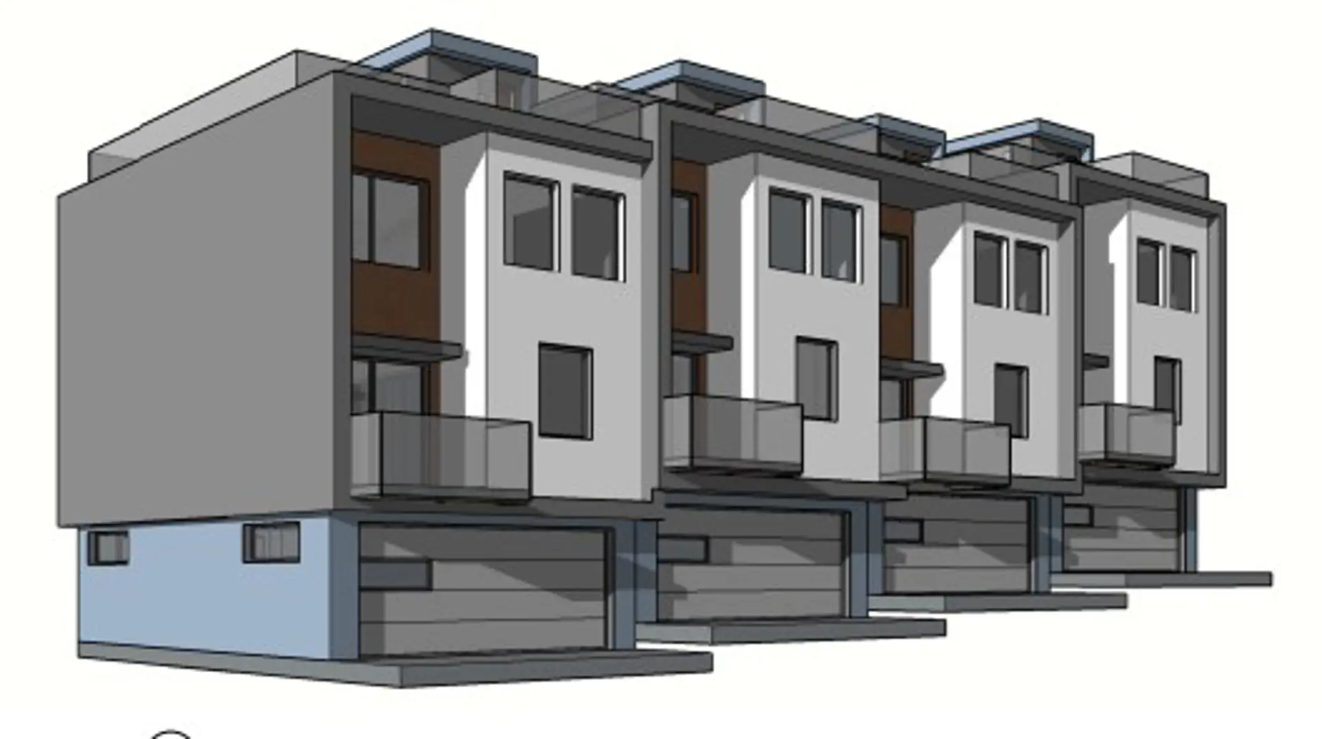 546 Windthrop Road Townhomes, Victoria. Artist’s rendering.