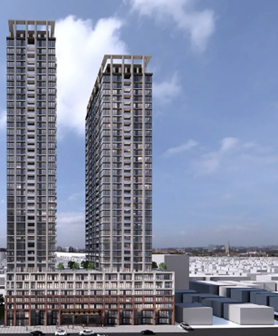 55-75 Brownlow Avenue Condos, Toronto. Artist’s rendering.