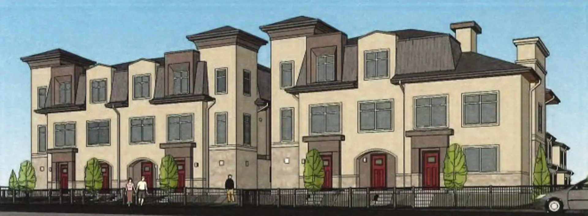 5760-5786 Blundell Road Townhomes, Richmond. Artist’s rendering.
