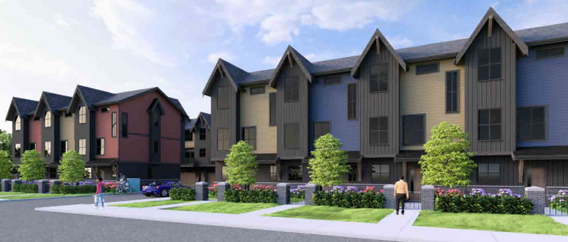 5880 192 Street Townhomes, Surrey. Artist’s rendering.