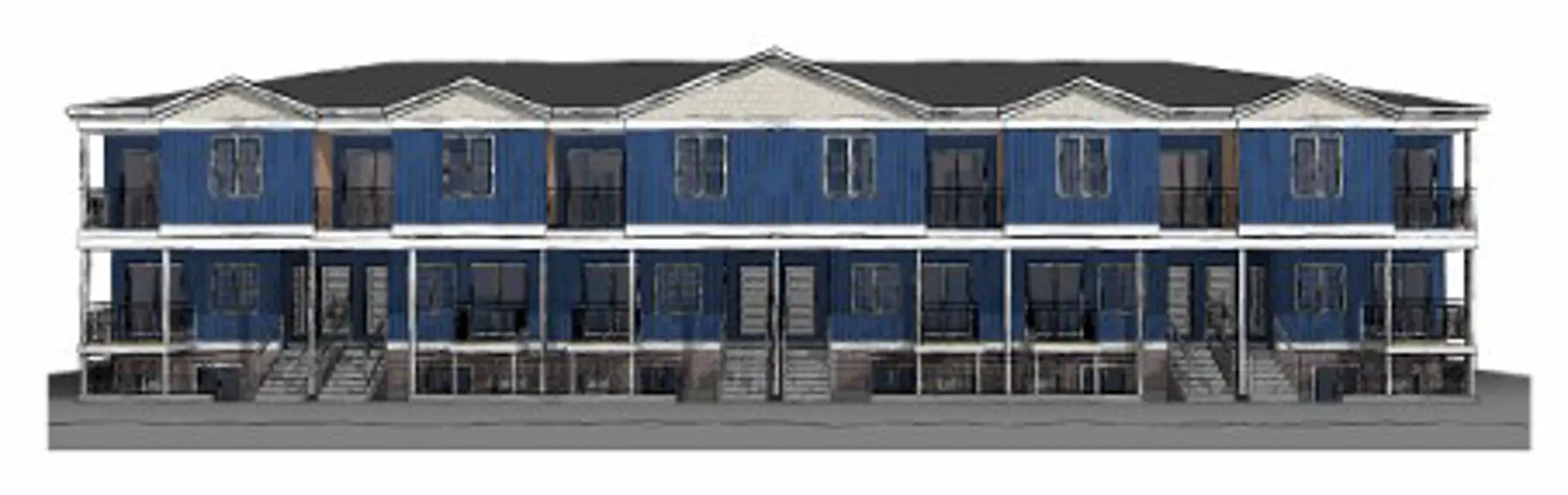 6009-6017 Valley Way Townhomes, Niagara Falls. Artist’s rendering.