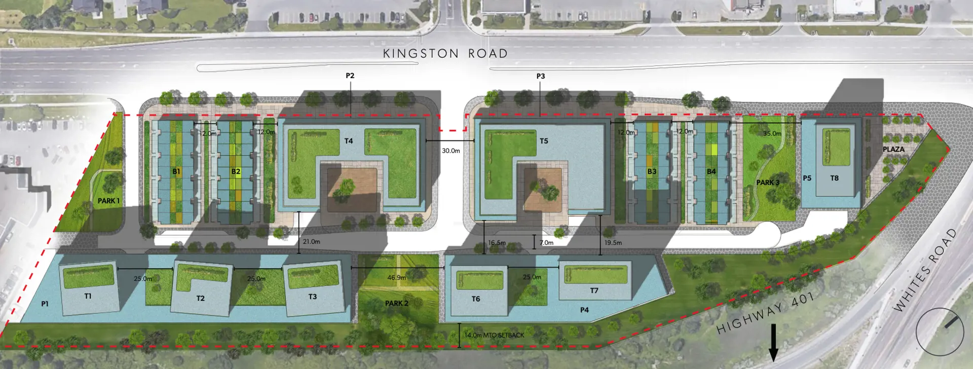 603-699 Kingston Road Condos, Pickering. Artist’s rendering.