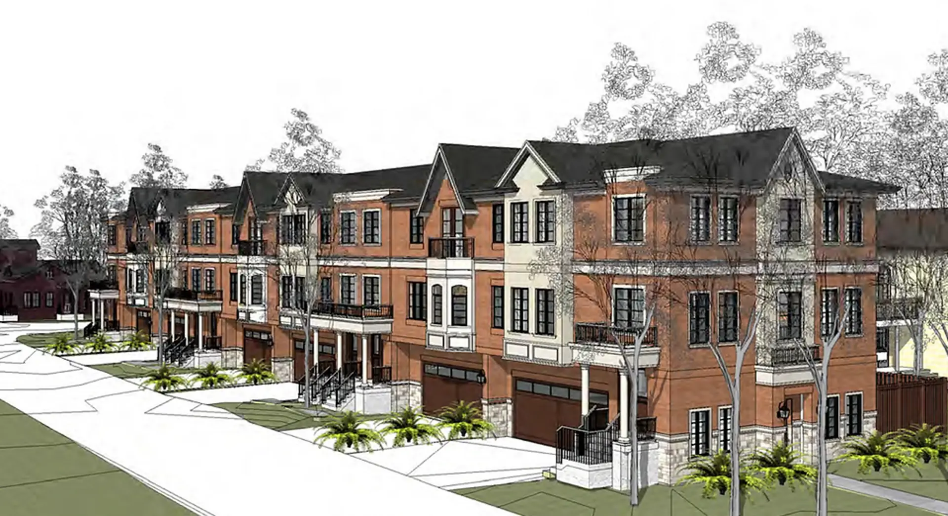 6052 Main Street Townhomes, Whitchurch-Stouffville. Artist’s rendering.