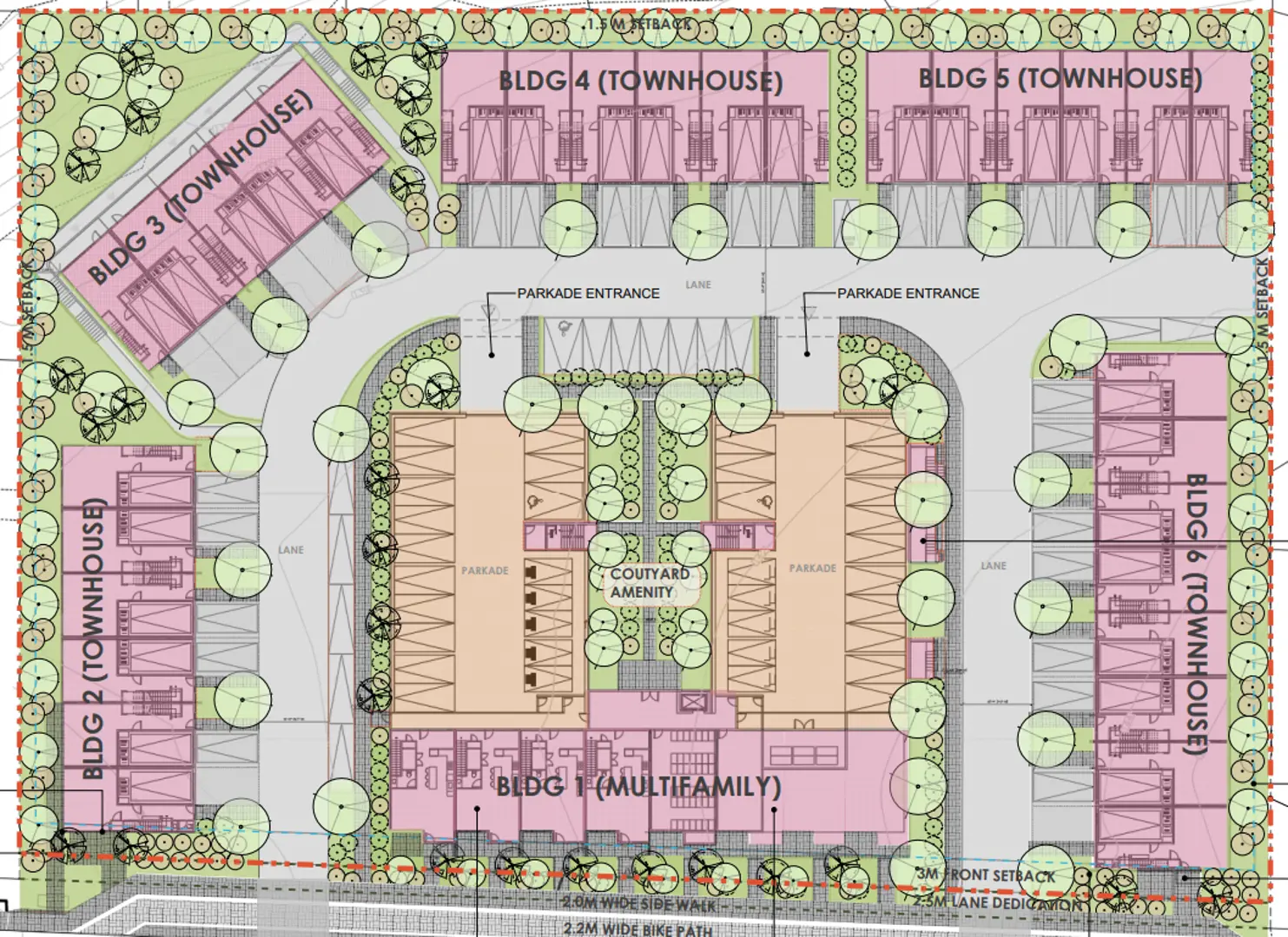 6060 Nelson Road Townhomes, Nanaimo. Artist’s rendering.