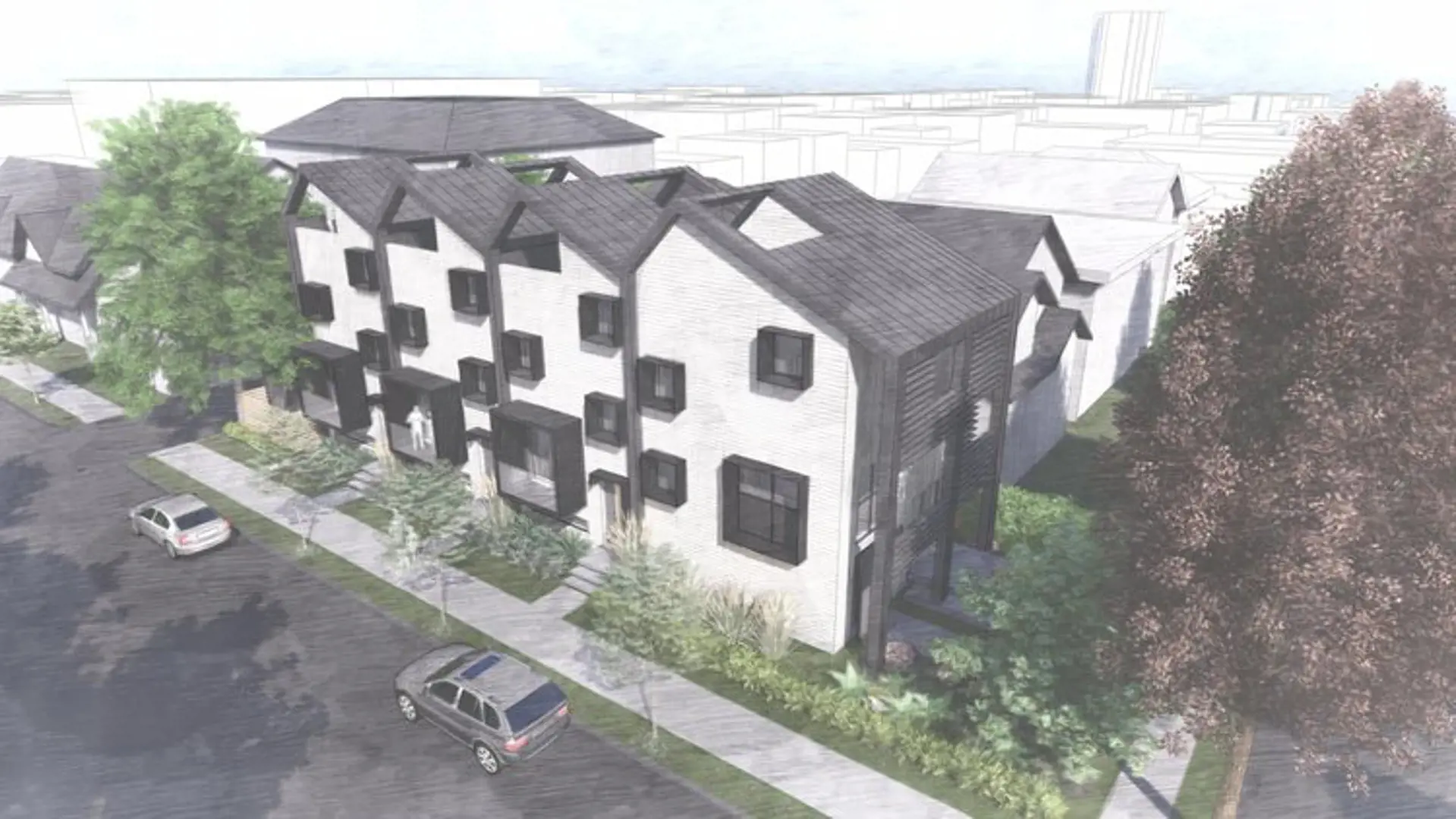 644 Woodland Drive Townhomes, Vancouver. Artist’s rendering.