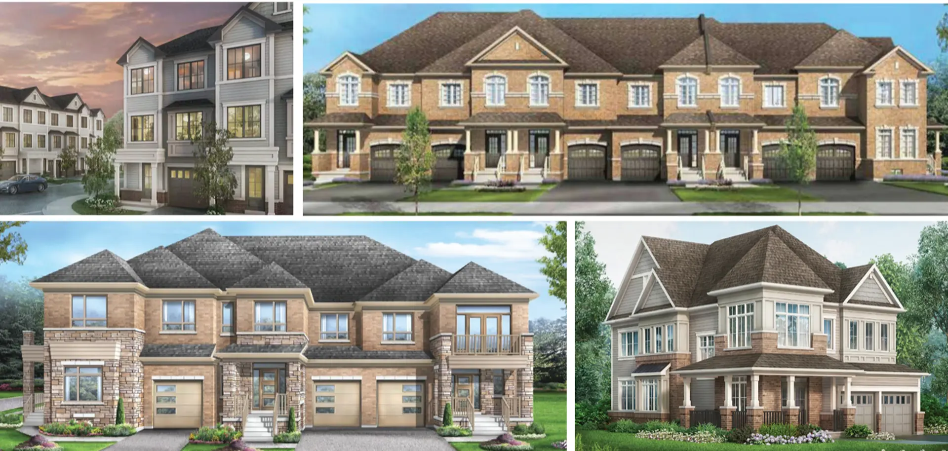 65 & 105 Ripplewood Road Townhomes, Cambridge. Artist’s rendering.