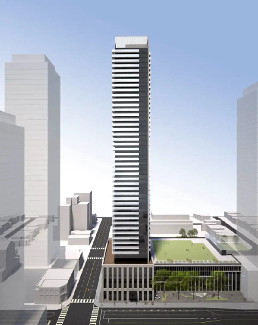 654-656 Danforth Avenue & 658-668 Danforth Avenue, Toronto. Artist’s rendering.