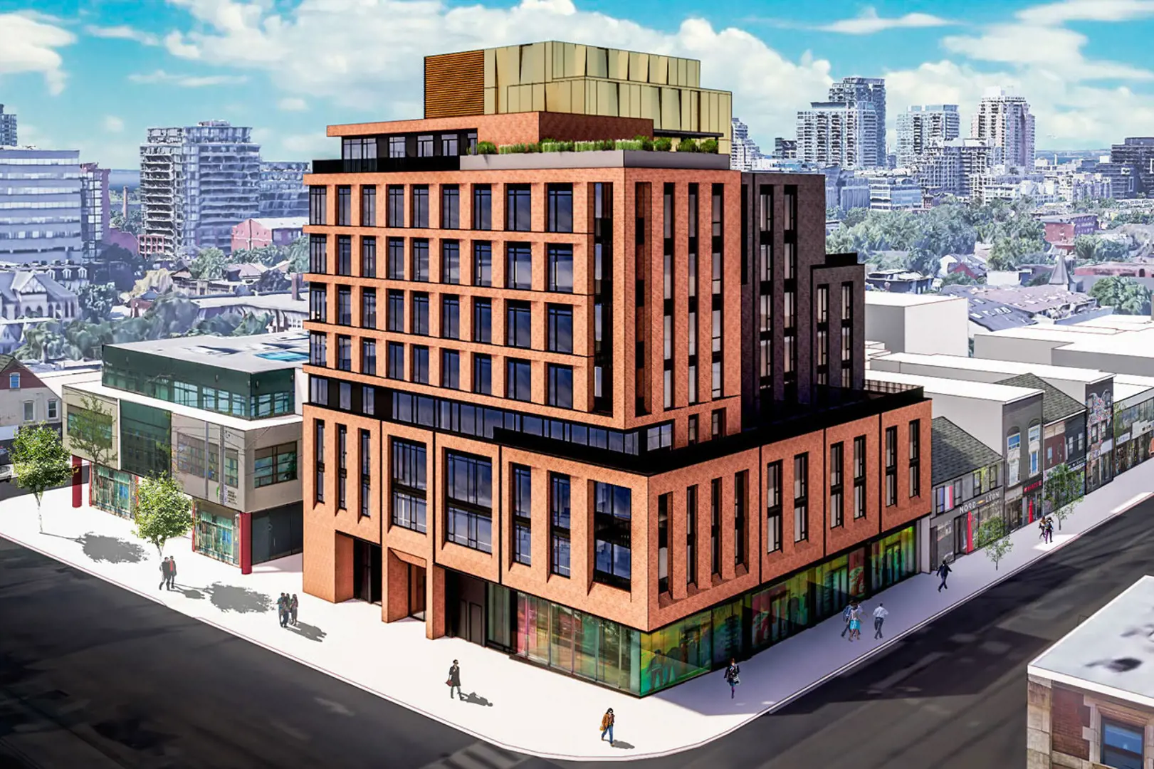 655-663 Queen Street West, 178 Bathurst Street, Toronto. Artist’s rendering.