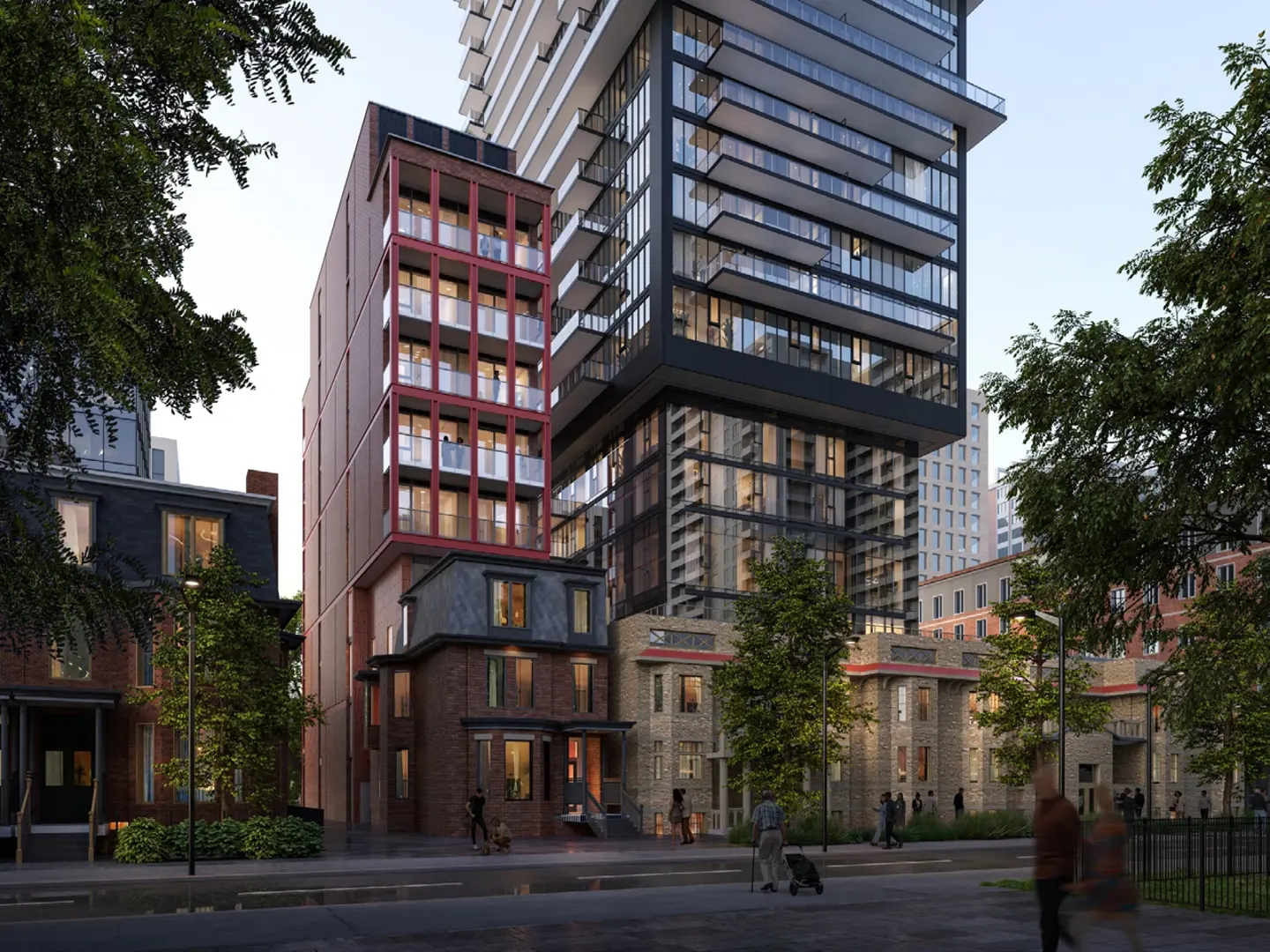 66 Charles Street East Condos, Toronto. Artist’s rendering.