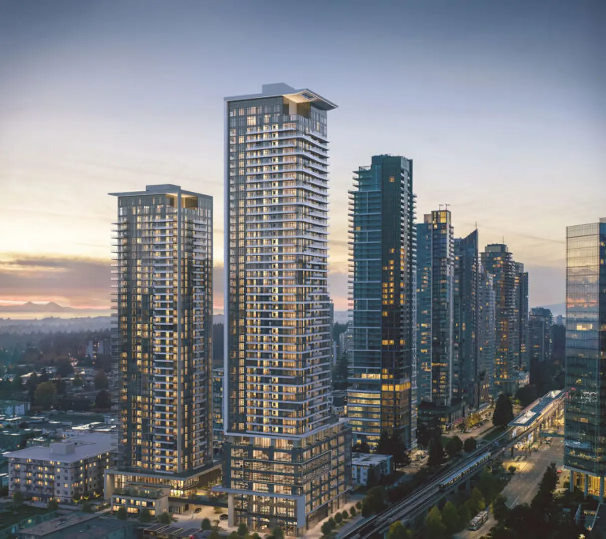 6645-6707 Dow Avenue Condos, Burnaby. Artist’s rendering.