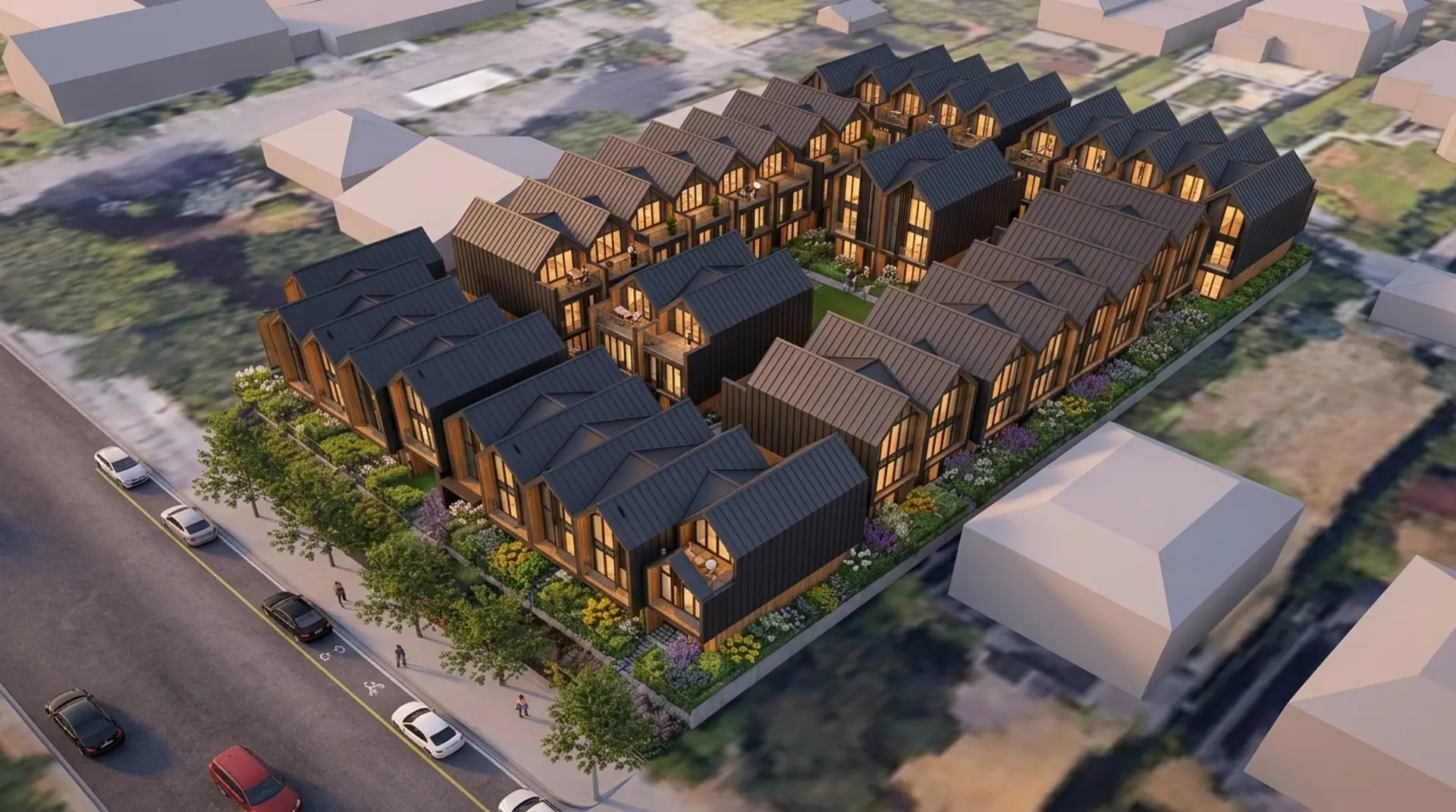 6688 Granville Street Townhomes, Vancouver. Artist’s rendering.