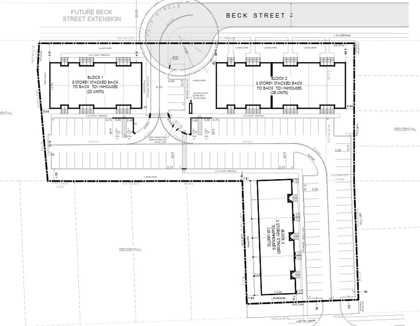 67 Beck Street Townhomes, Wilmot. Artist’s rendering.