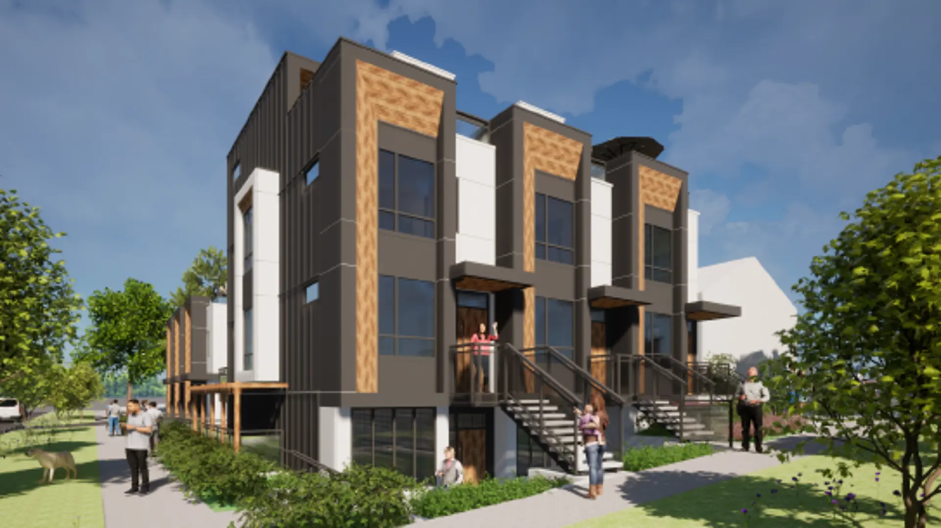 691 West 28th Avenue Townhomes, Vancouver. Artist’s rendering.
