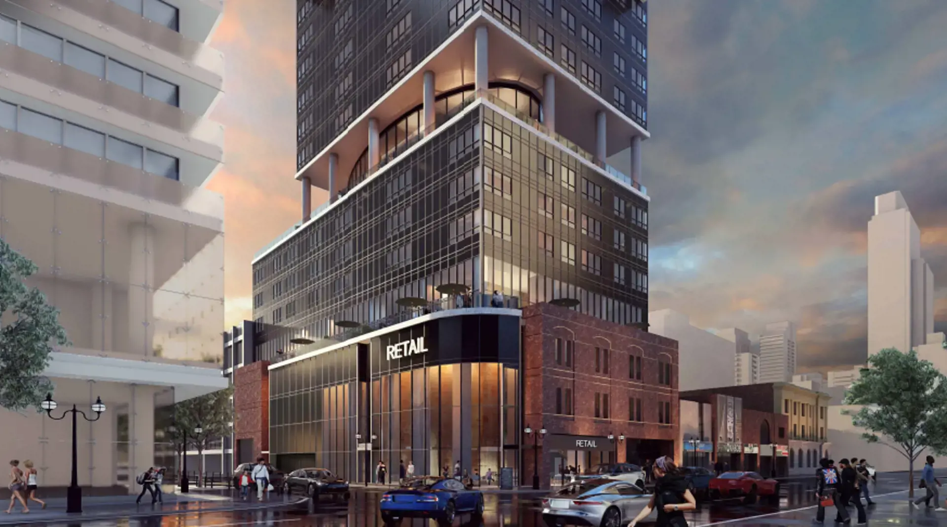 699-707 Yonge Street, 1-17 Hayden Street and 8 Charles Street East, Toronto. Artist’s rendering.