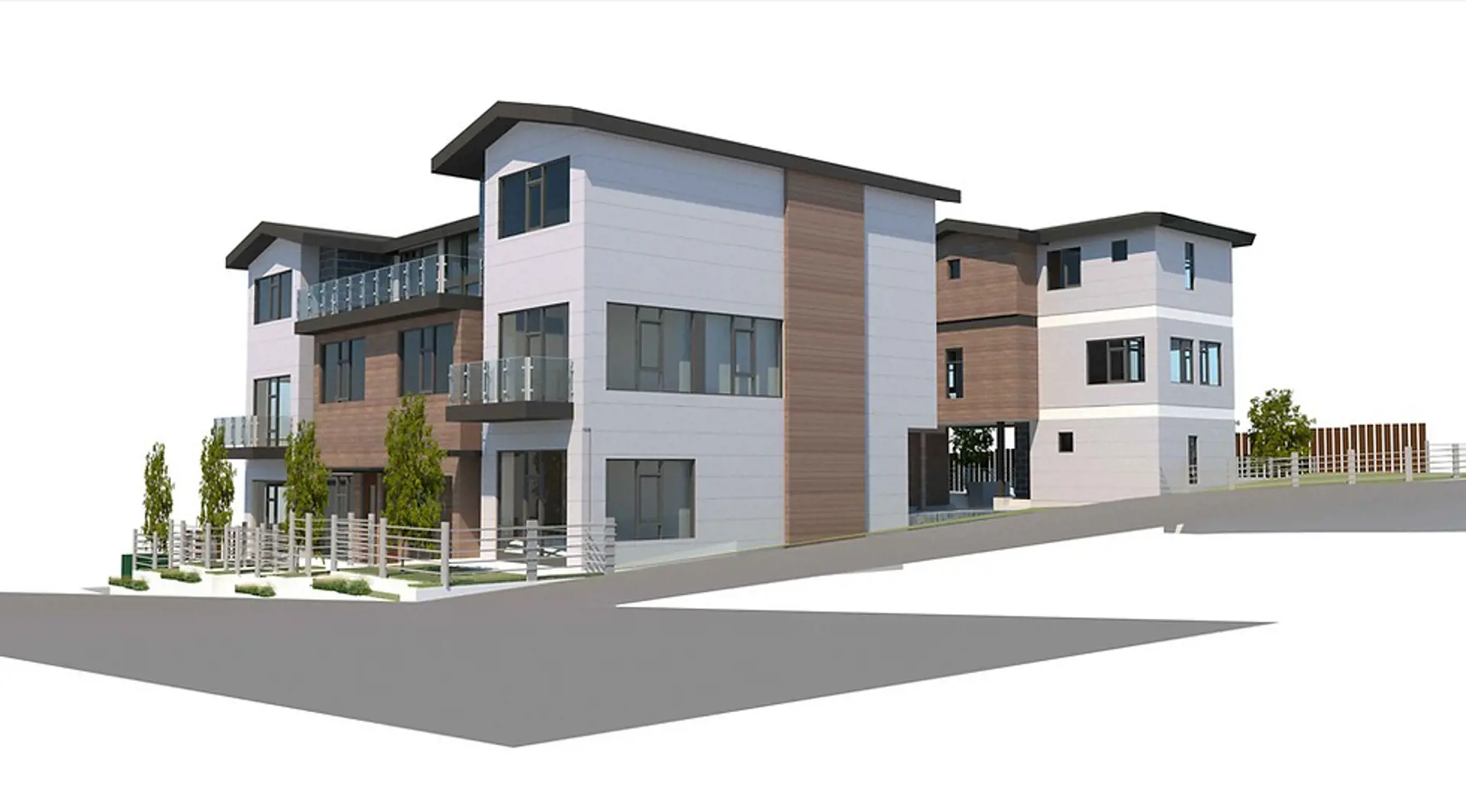 717 Edgar Avenue Townhomes Exterior Rendering