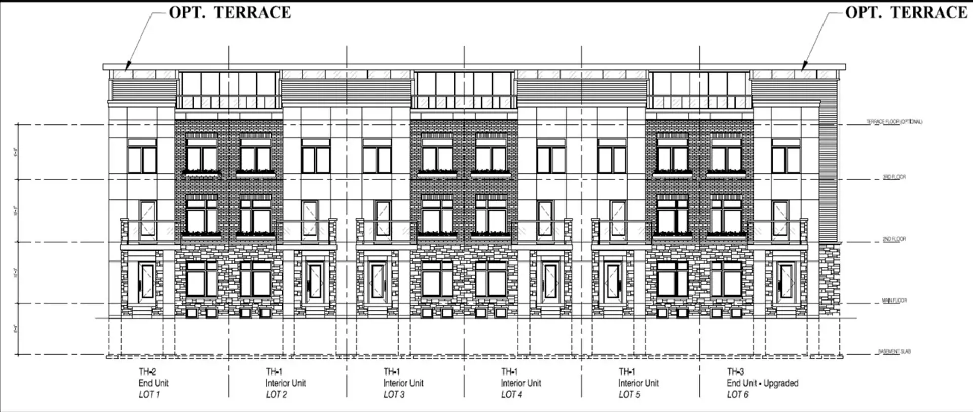 7170 Goreway Drive Townhomes rendering