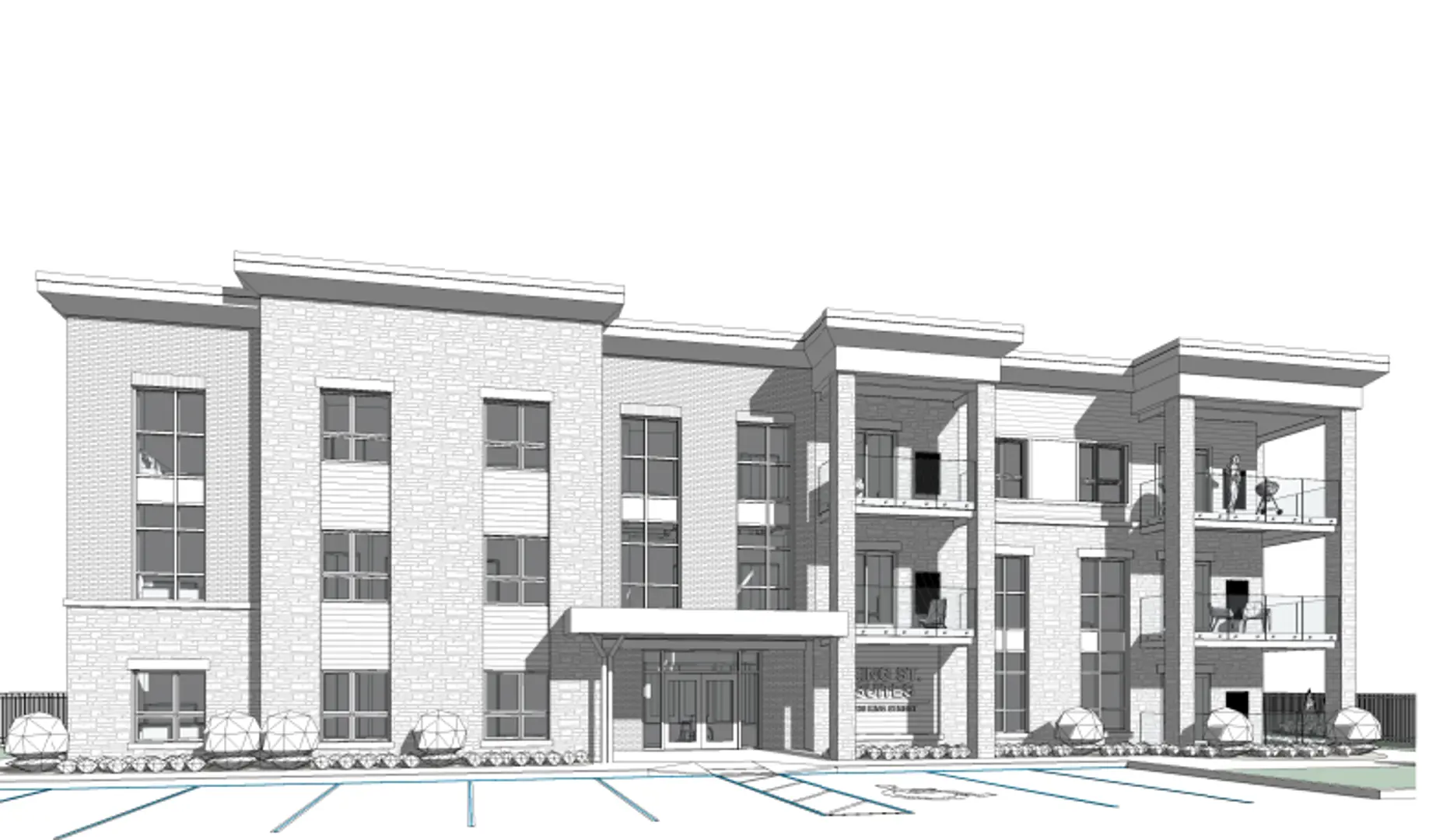 727 and 733 King Street Condos, Niagara-on-the-Lake. Artist’s rendering.