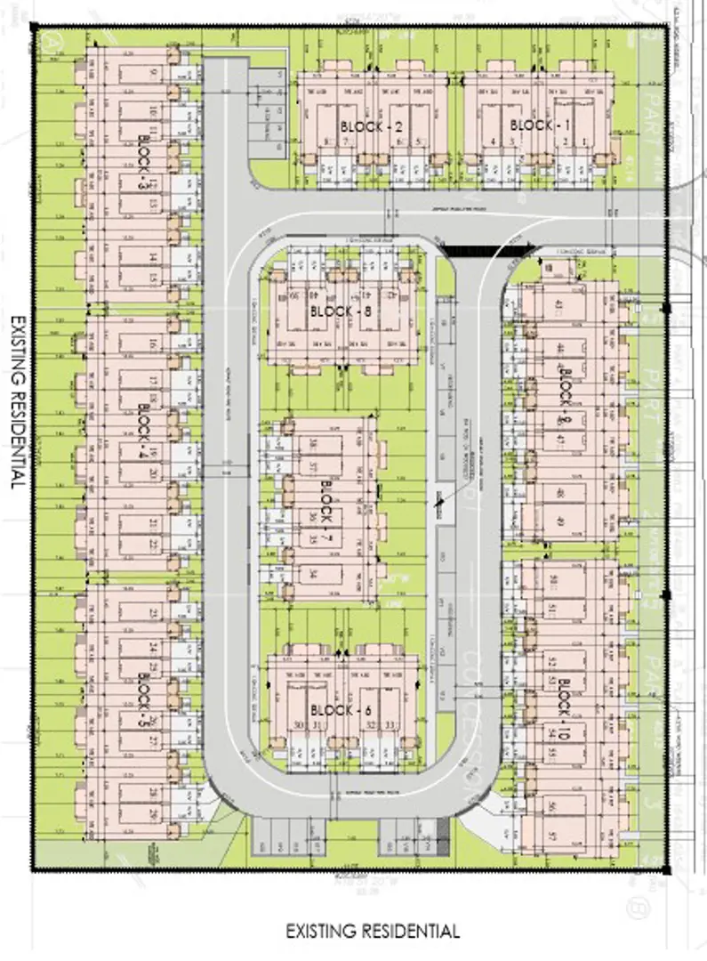 737-745 Taunton Road East Townhomes, Oshawa. Artist’s rendering.