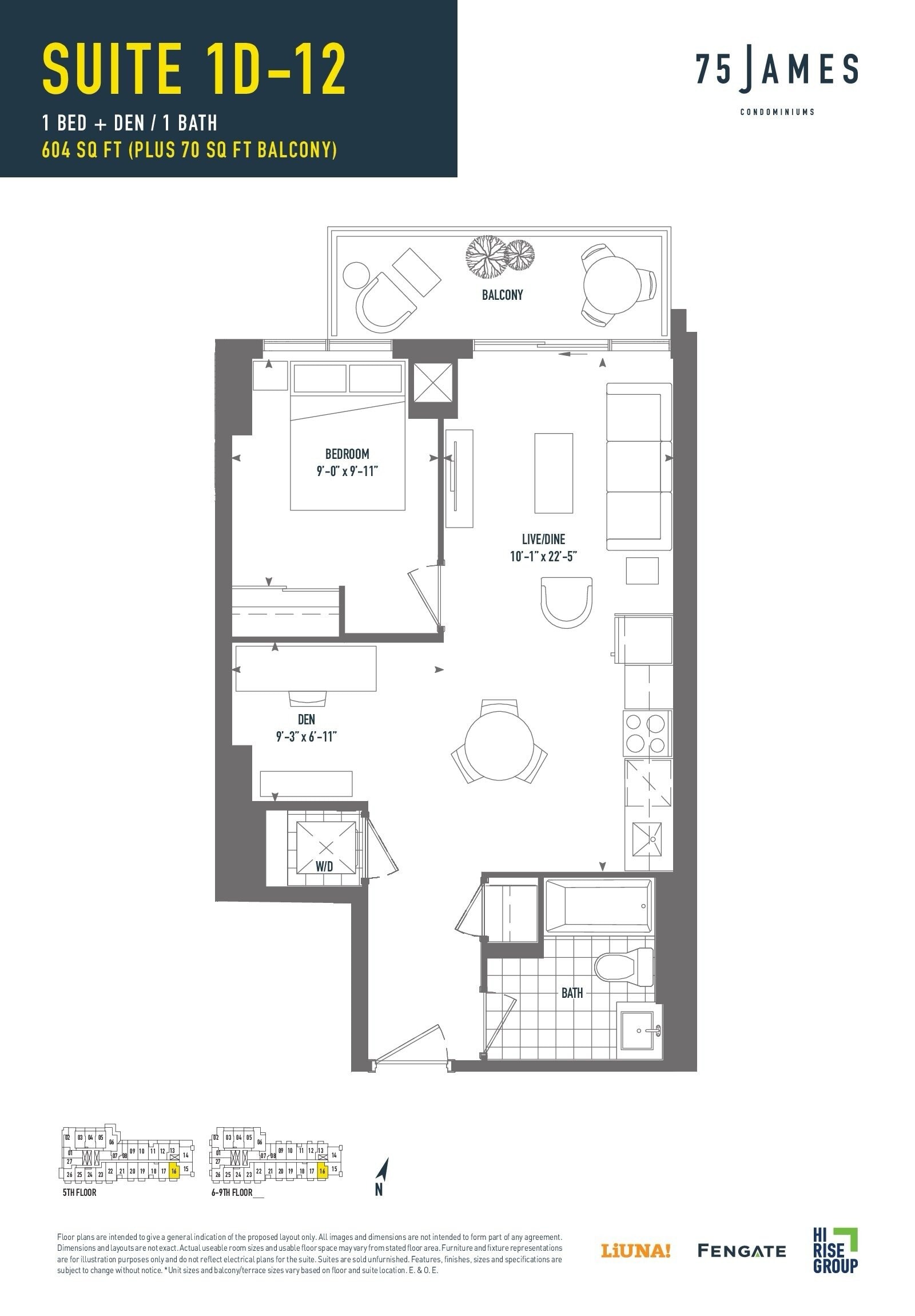 Suite 1D-12 plan preview