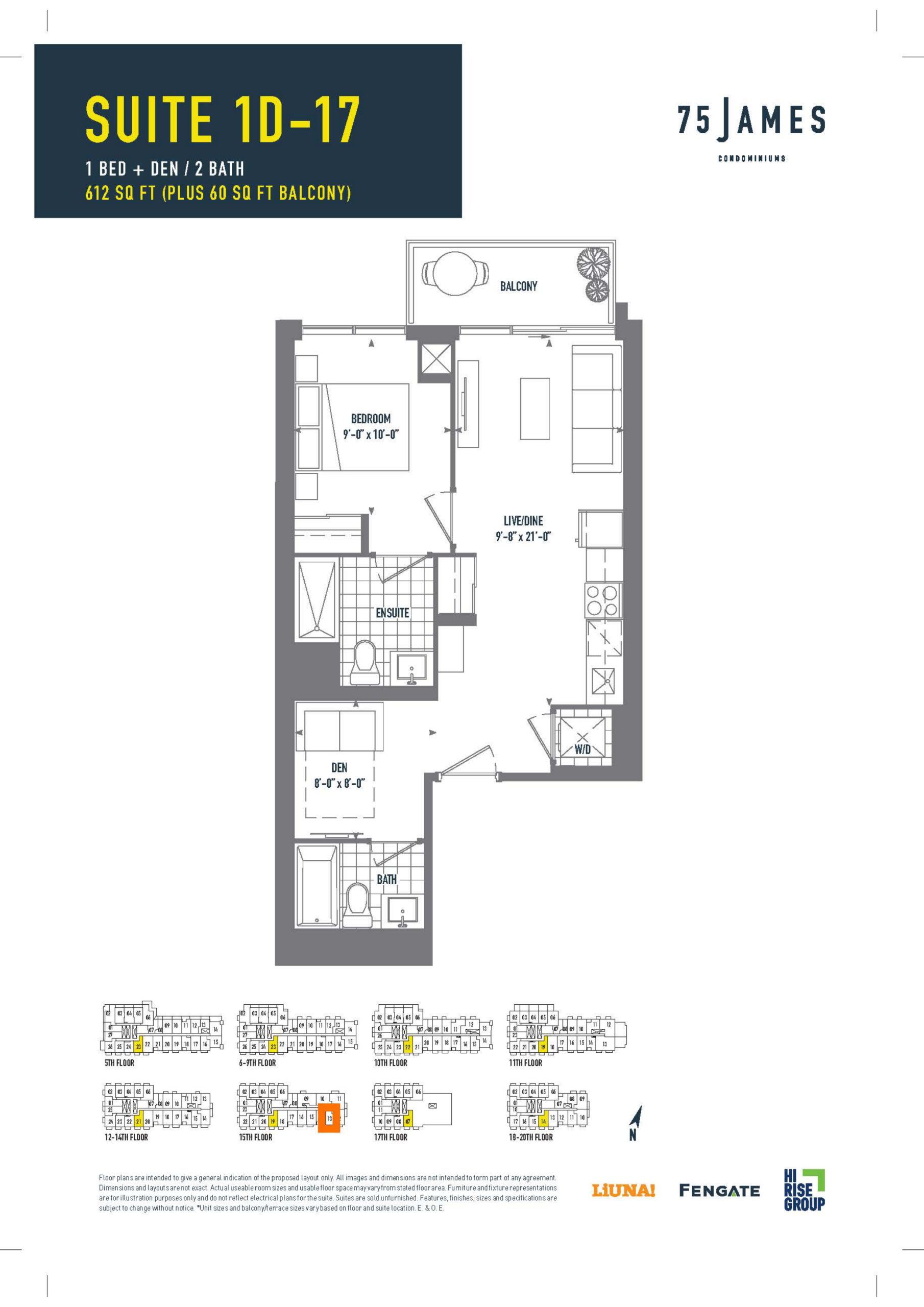 Suite 1D-17 plan preview