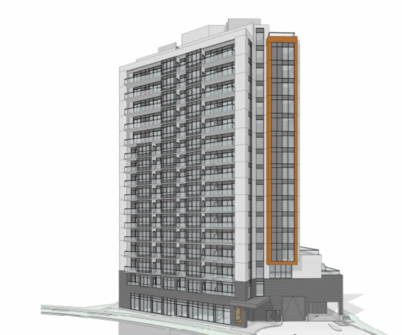 750-840 Queens Plate Drive Condos, Toronto. Artist’s rendering.