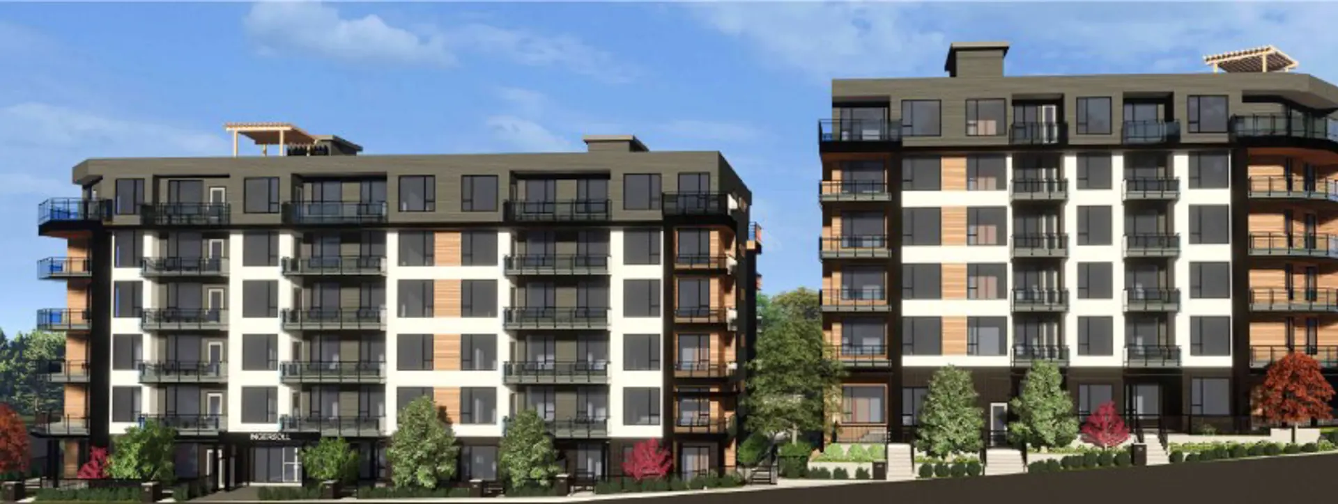 760 - 790 Ingersoll Ave, 938, 932 Grant Avenue 792- 800 Clarke Condos, Coquitlam. Artist’s rendering.
