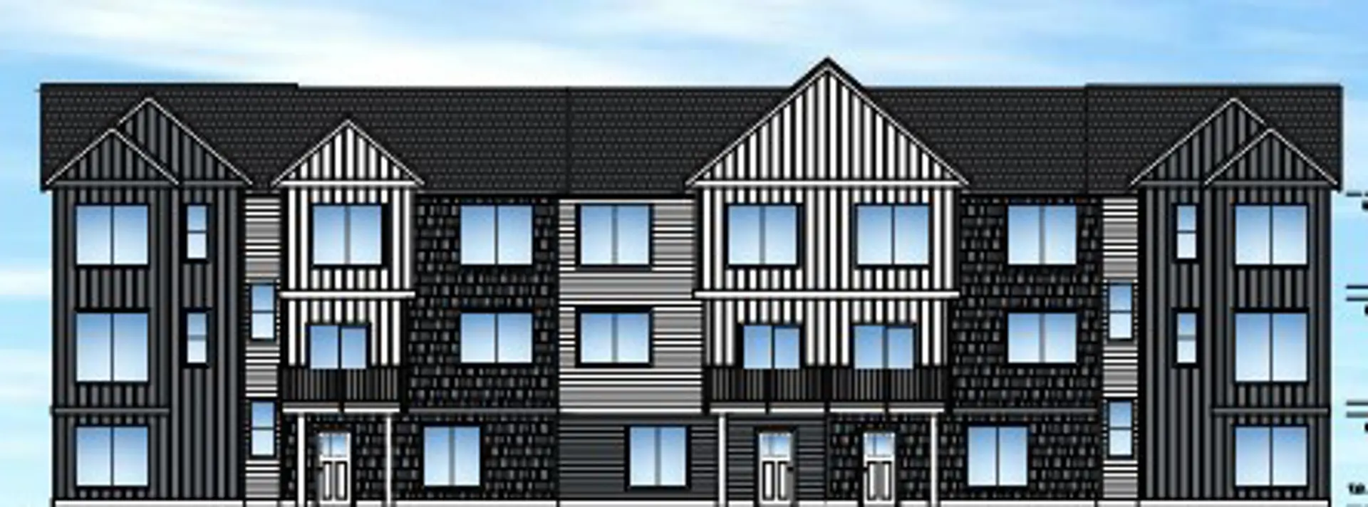 7700 Block of 202A Street Townhomes, Langley Township. Artist’s rendering.