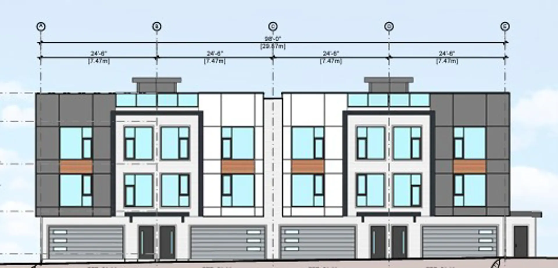 7734 197 Street Townhomes, Langley Township. Artist’s rendering.