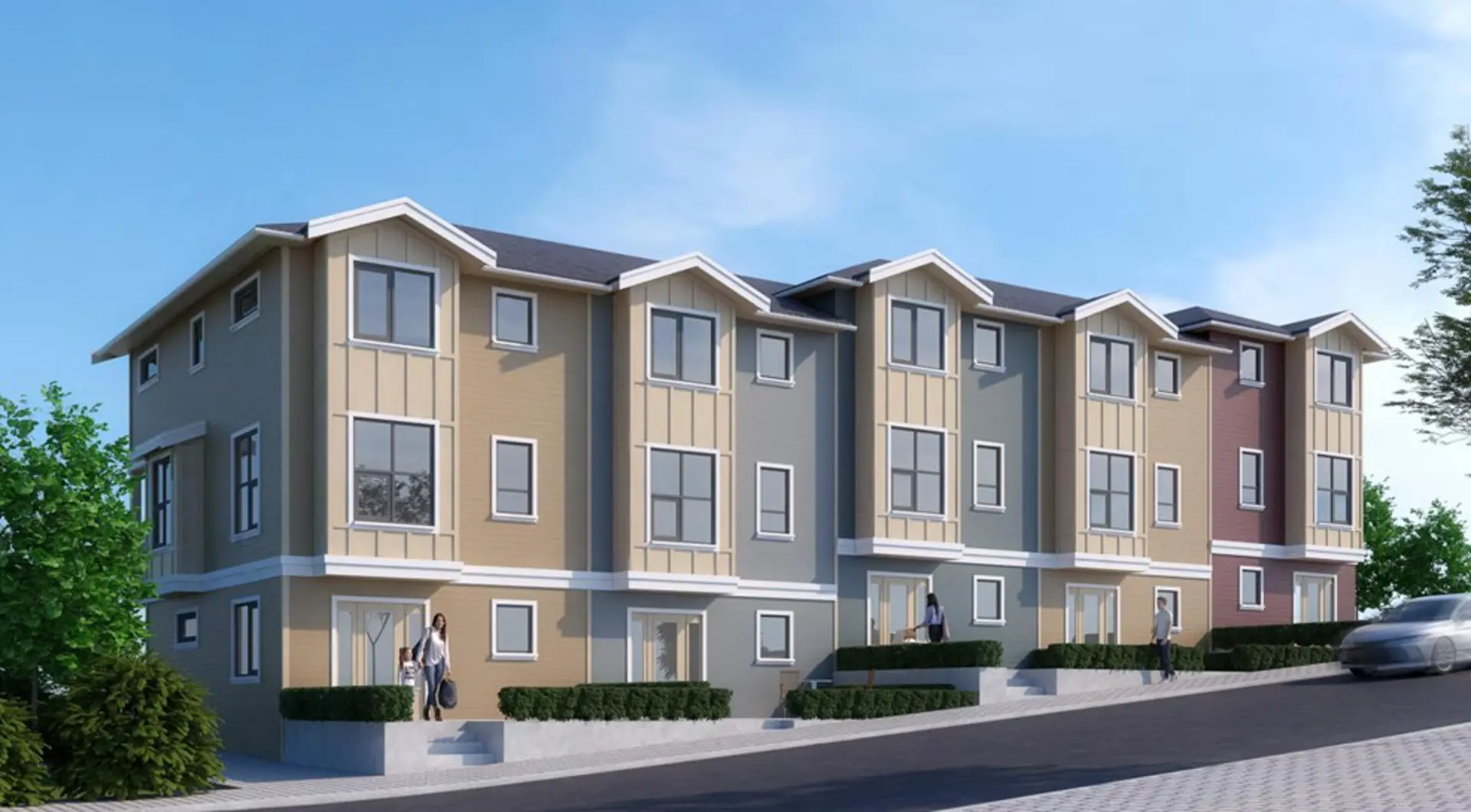 7816 Dunsmuir Street Townhomes, Mission. Artist’s rendering.