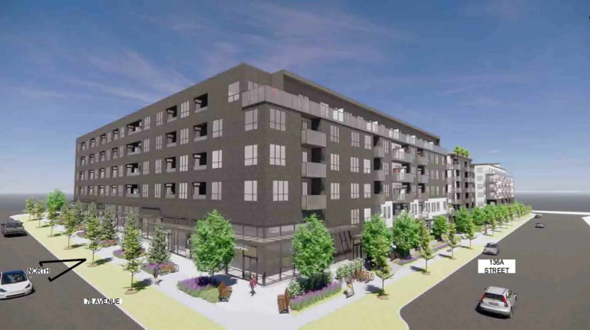 7850 King George Boulevard Condos, Surrey. Artist’s rendering.