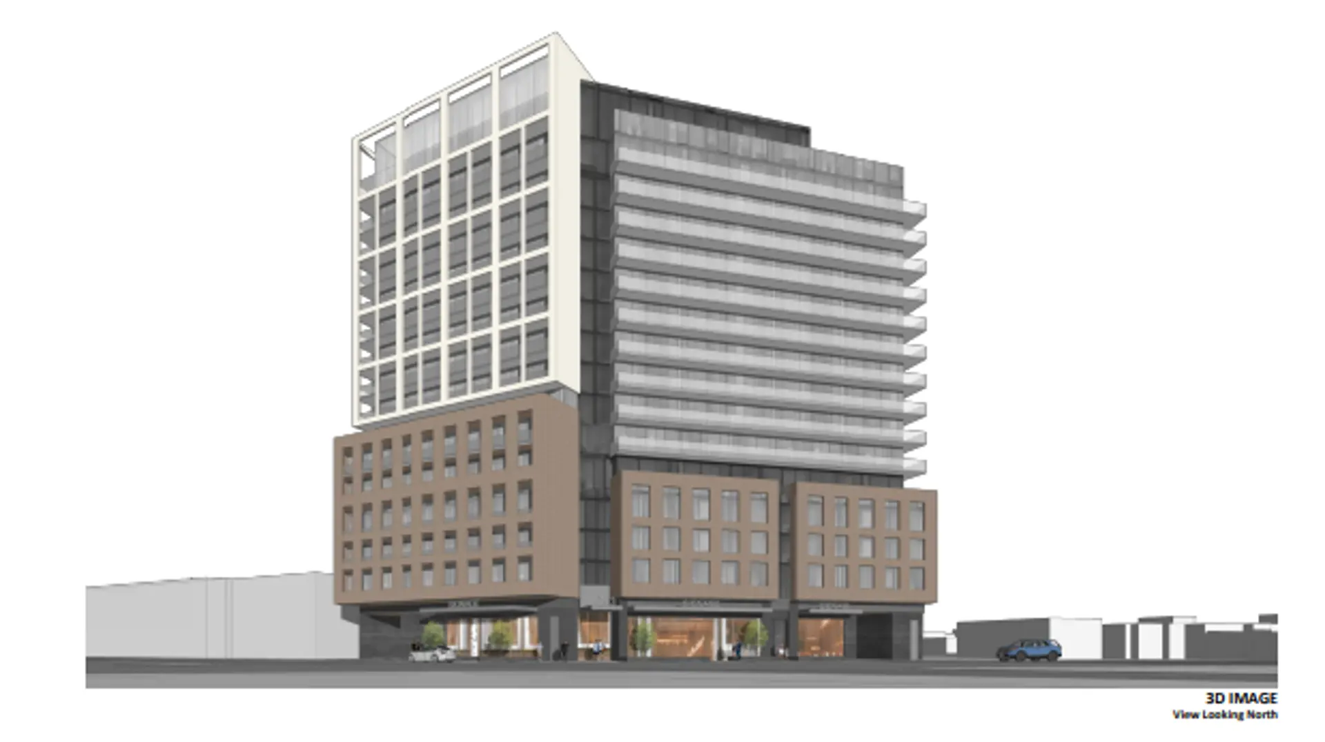 793-797 O'Connor Drive Condos, Toronto. Artist’s rendering.