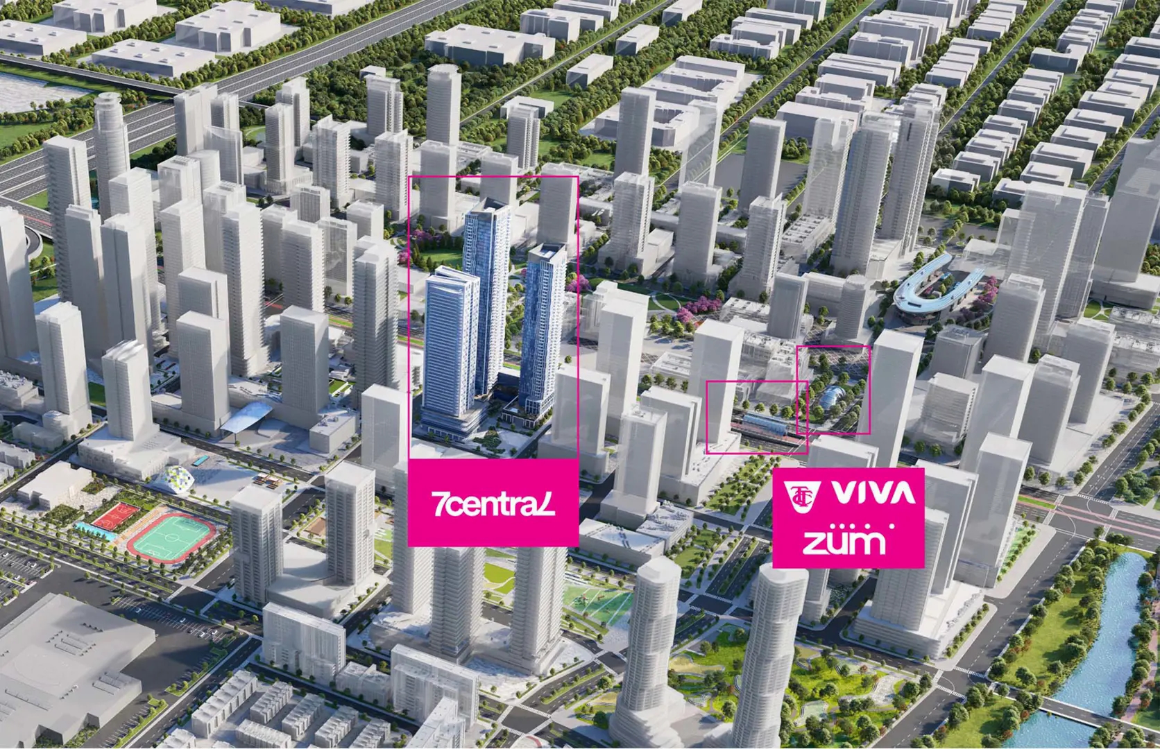 7Central Condos rendering 4
