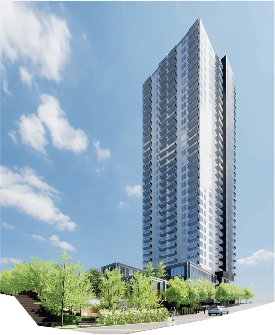 810 Agnes Street Condos, New Westminster. Artist’s rendering.
