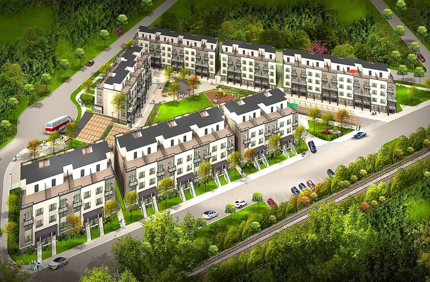 8-12 Sheard Avenue Townhomes, Brampton. Artist’s rendering.