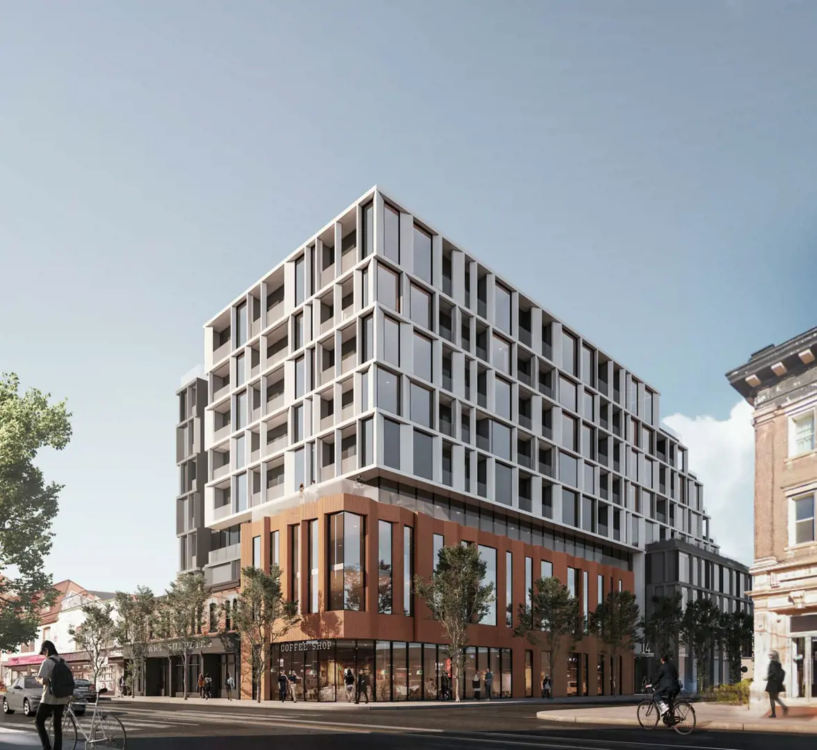 8-14 Brock Avenue, 1354-1360 Queen Street West, Toronto. Artist’s rendering.