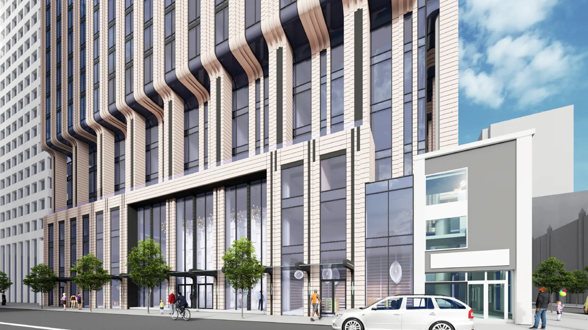 83-95 Bloor Street West Condos, Toronto. Artist’s rendering.