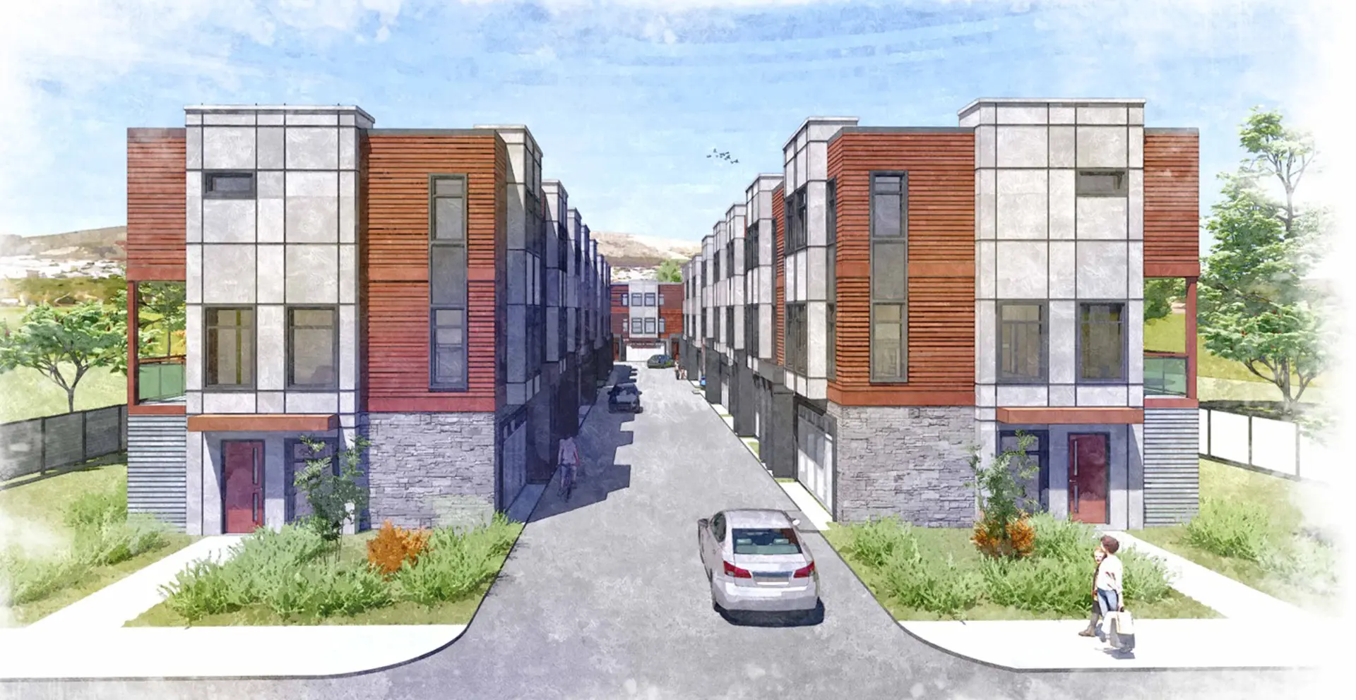 8451 Judith Street Townhomes, Mission. Artist’s rendering.