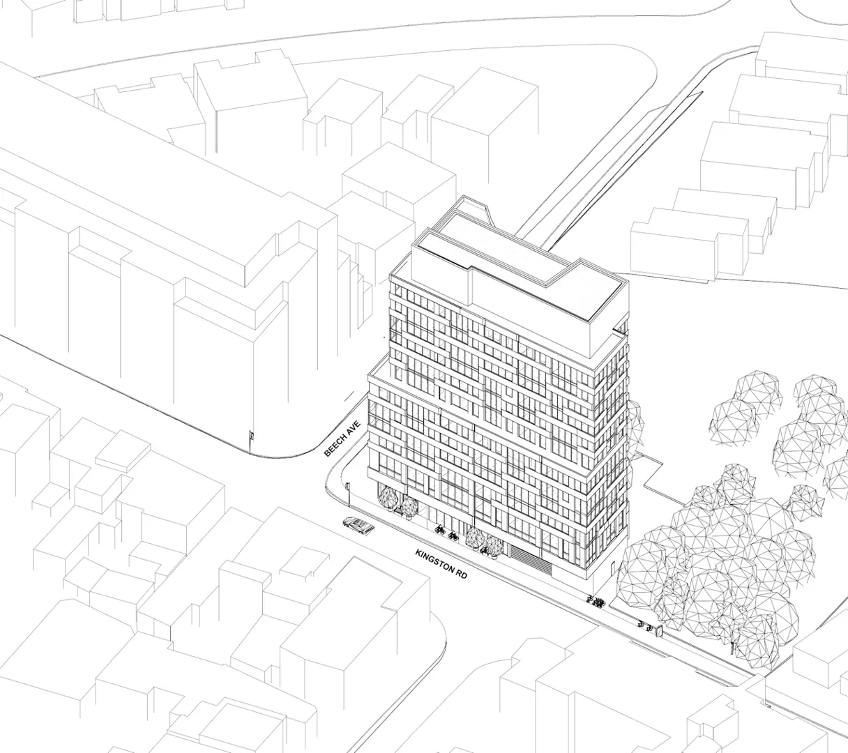 847-853 Kingston Road Condos, Toronto. Artist’s rendering.