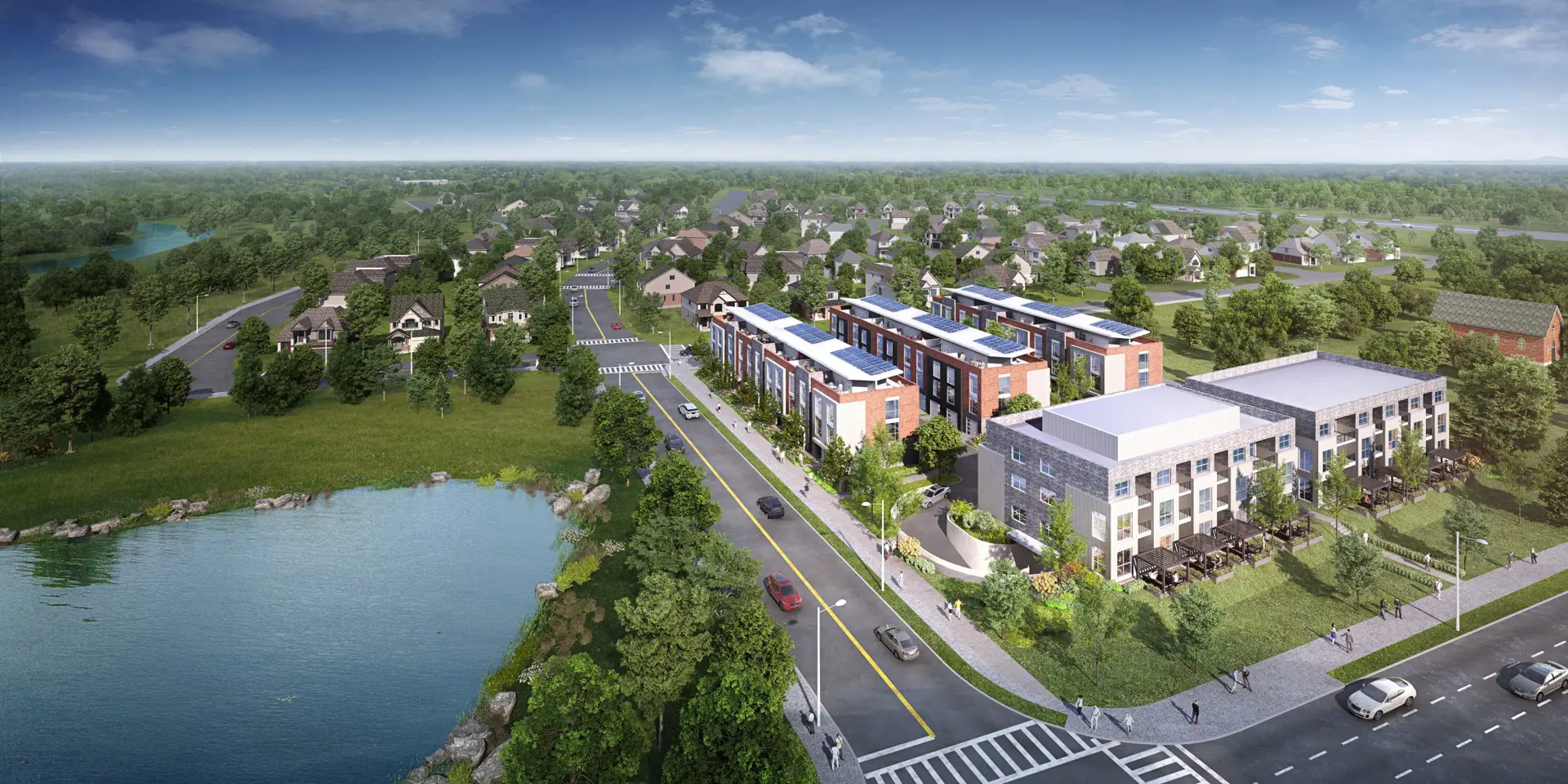 8671 & 8751 Britannia Road Townhomes, Milton. Artist’s rendering.