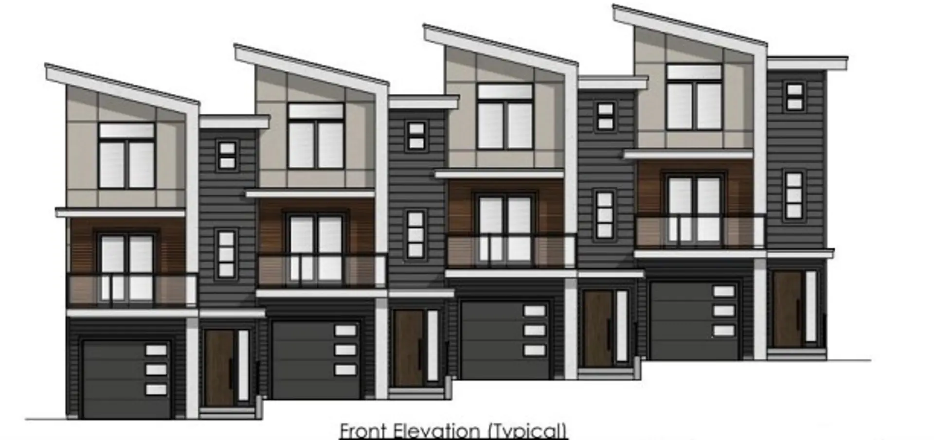 893 Klahanie Drive Townhomes, Victoria. Artist’s rendering.