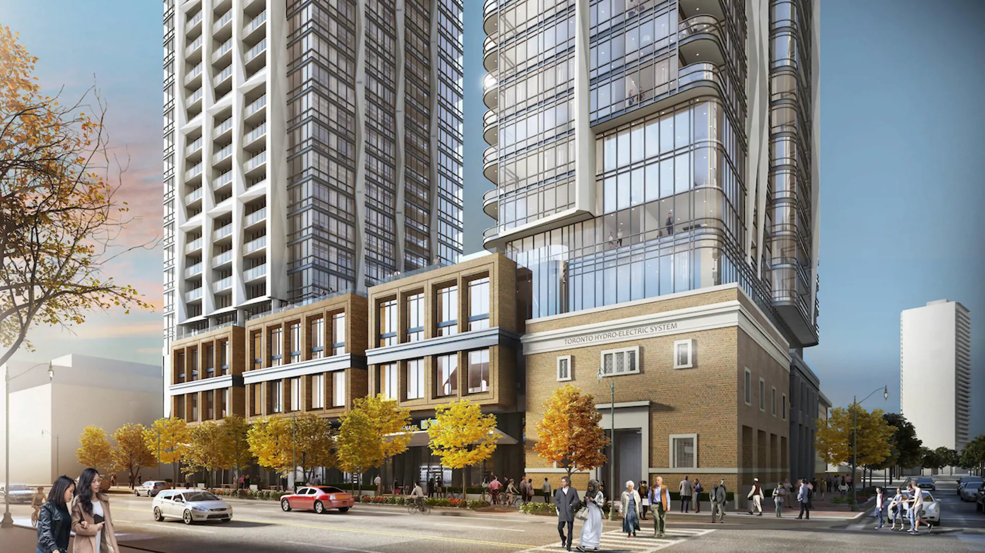 90 Eglinton Avenue West Condos, Toronto. Artist’s rendering.