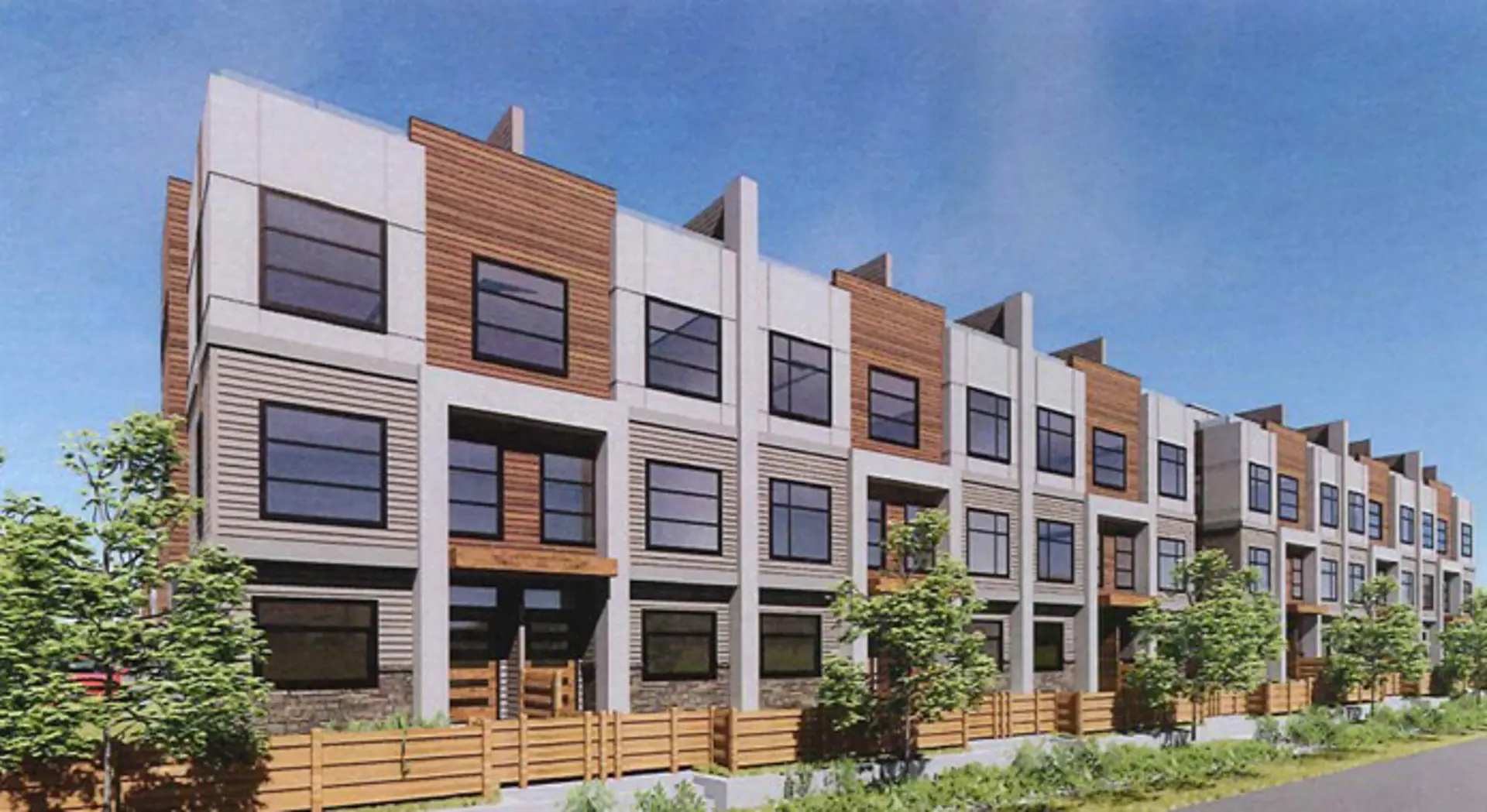 9006 Cedar Street Townhomes, Mission. Artist’s rendering.
