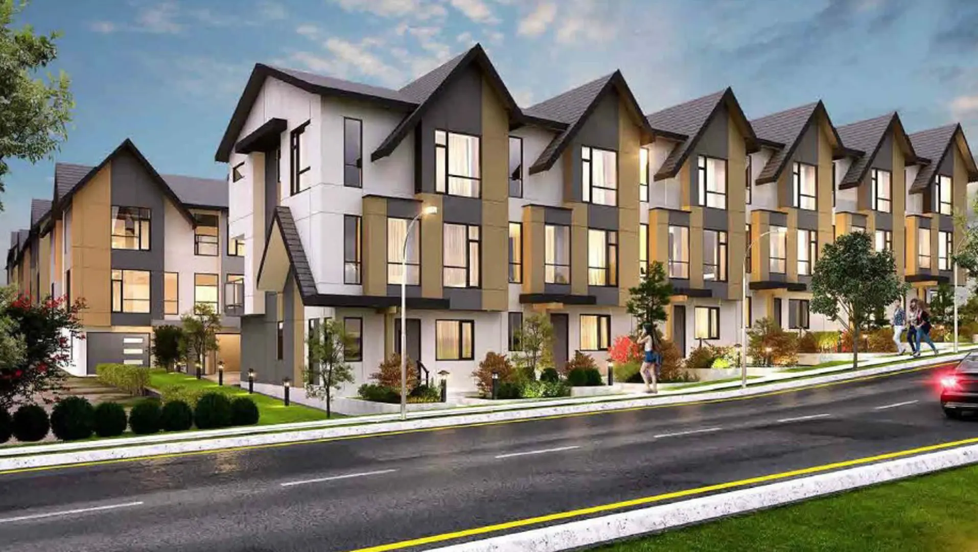 9323 172 Street Townhomes, Surrey. Artist’s rendering.